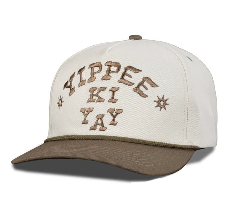 Yippee Ki Yay Hat Cream Brown