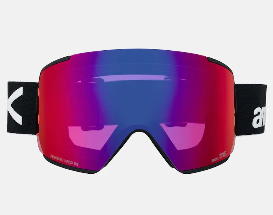 M5 Goggle + MFI Face Mask Black/Perceive Sunny Red