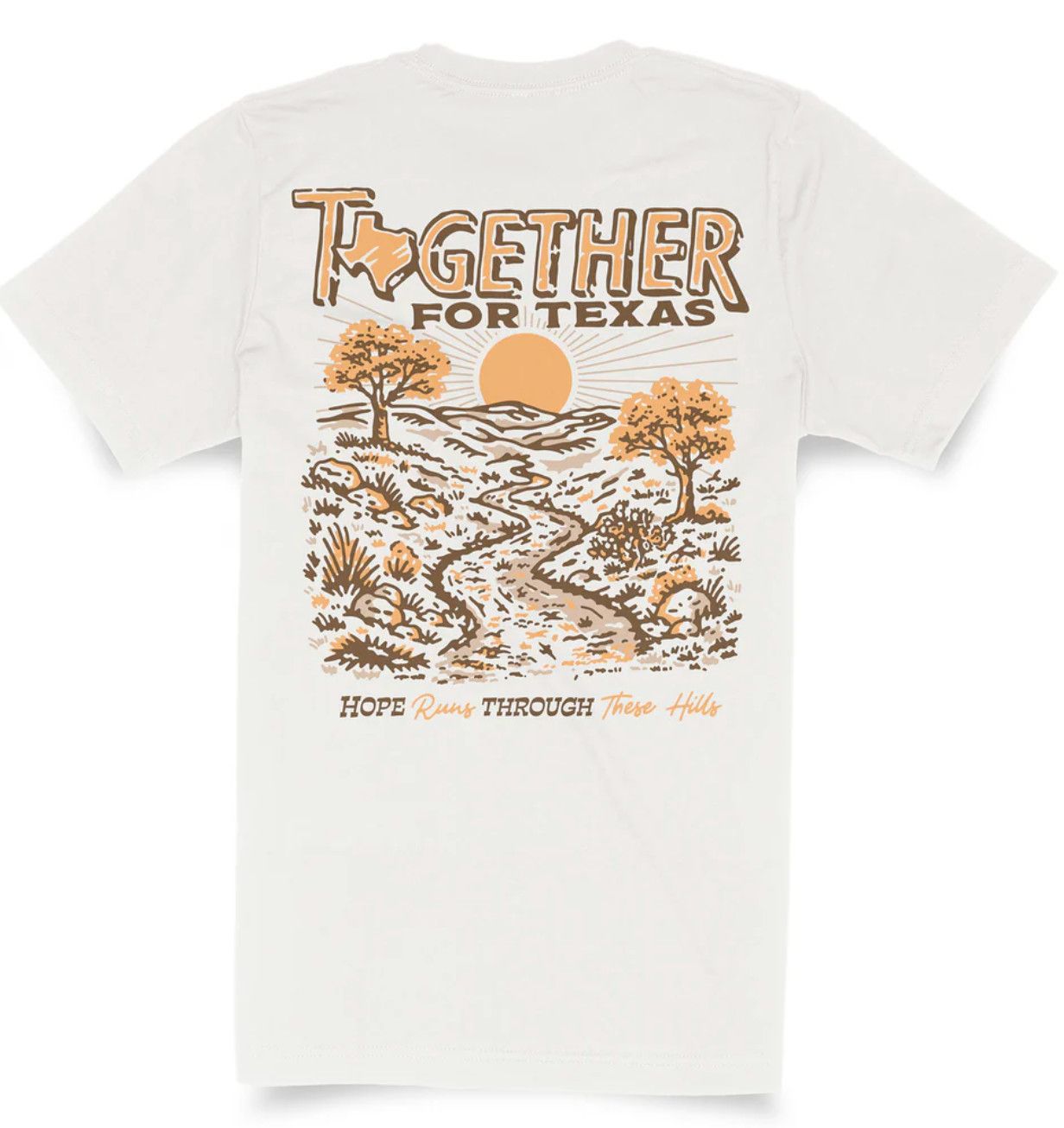 Together For Texas T-Shirt Vintage White