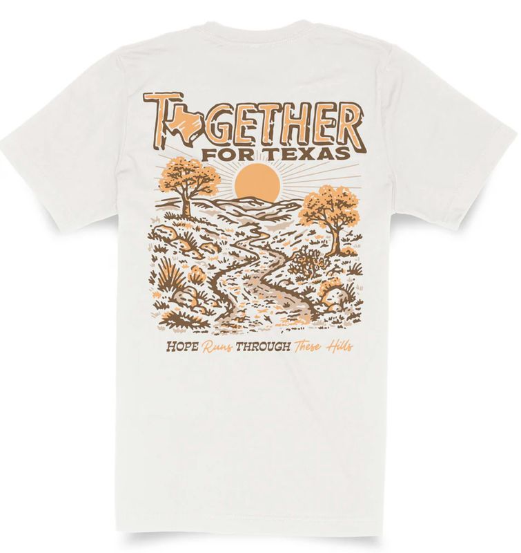 Together For Texas T-Shirt Vintage White