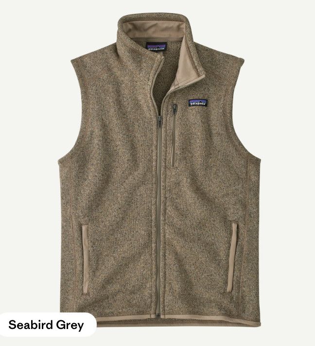 M&#39;s Better Sweater Vest Seabird Grey