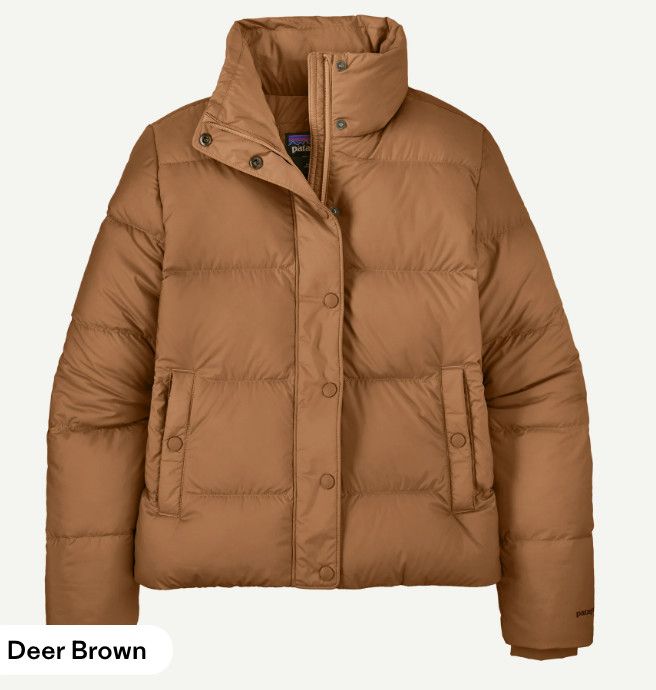 W&#39;s Silent Down Jacket Deer Brown