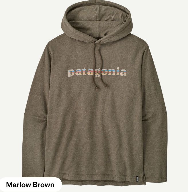 M&#39;s Lightweight &#39;73 Text Logo Wildrise Hoody Marlow Brown