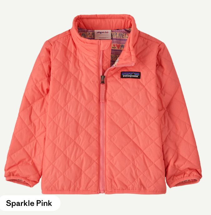 Baby Nano Jacket Sparkle Pink