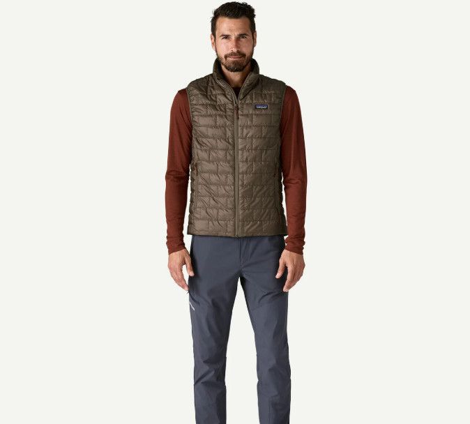 M&#39;s Nano Puff Vest Marlow Brown