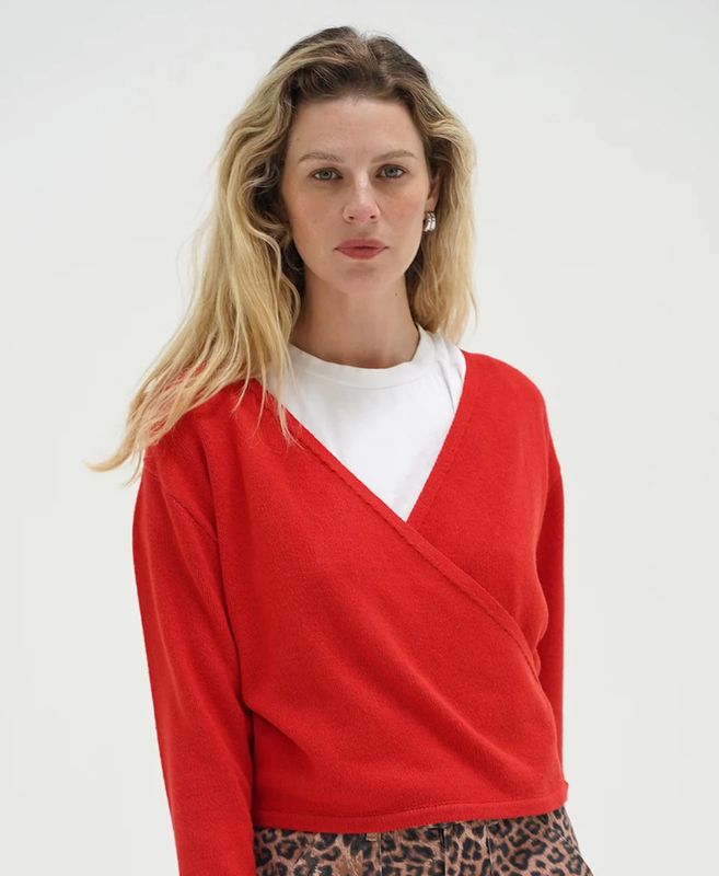 Amira Sweater Red