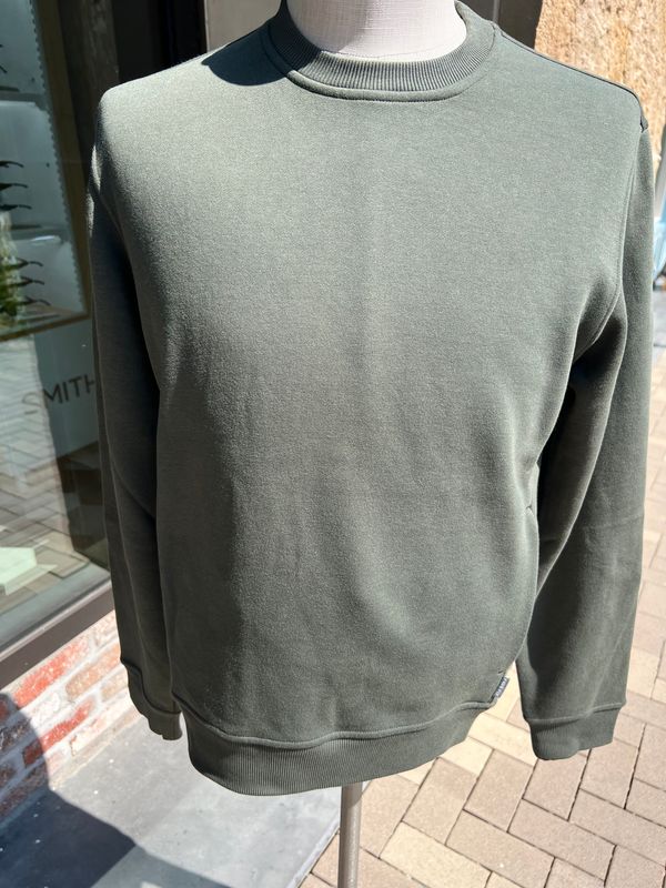 Men&#39;s Bamboo Northcoast Fleece Crew Dark Forest