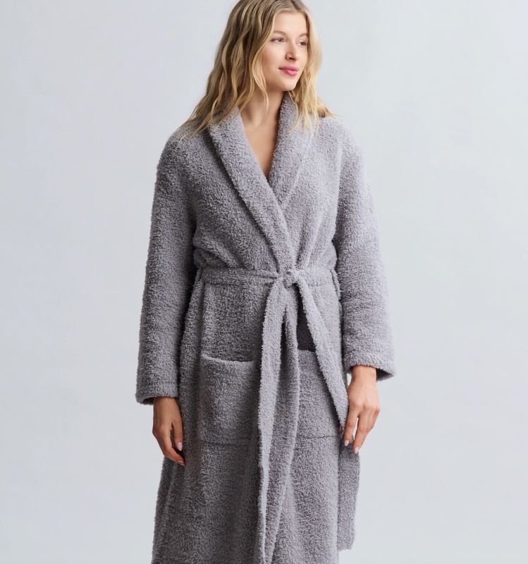 CozyChic Adult Robe Dove Gray