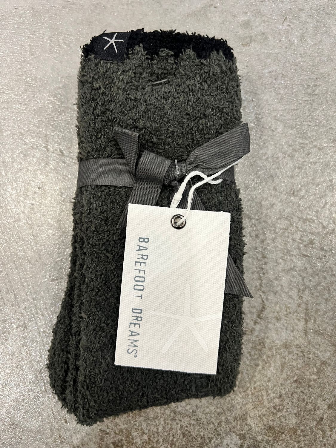 Cozychic Blanket Stitch Socks Dark Moss