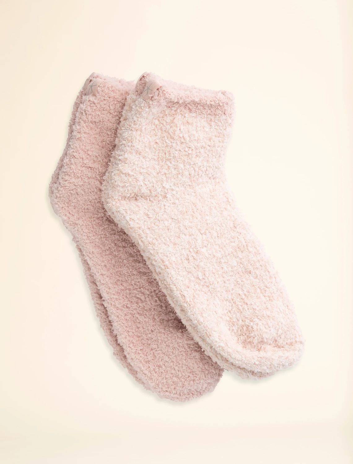 CozyChic 2 Pair Tennis Sock Set Dusty Rose