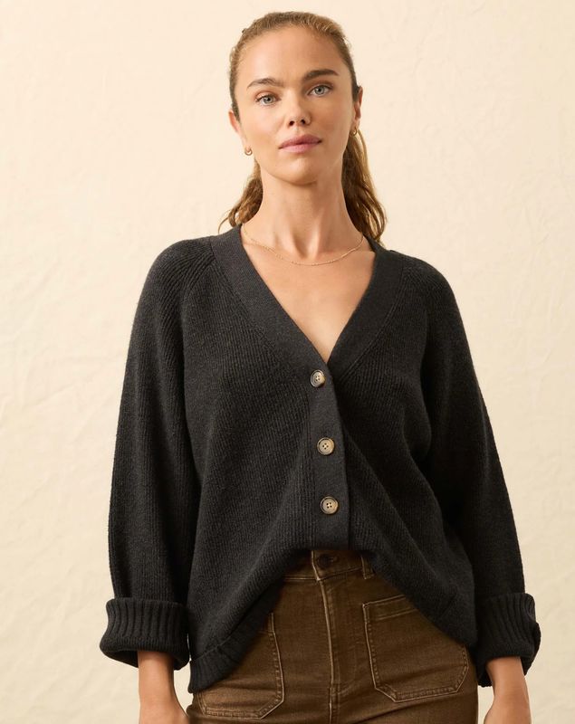 Jackson Cardigan - Charcoal Heather