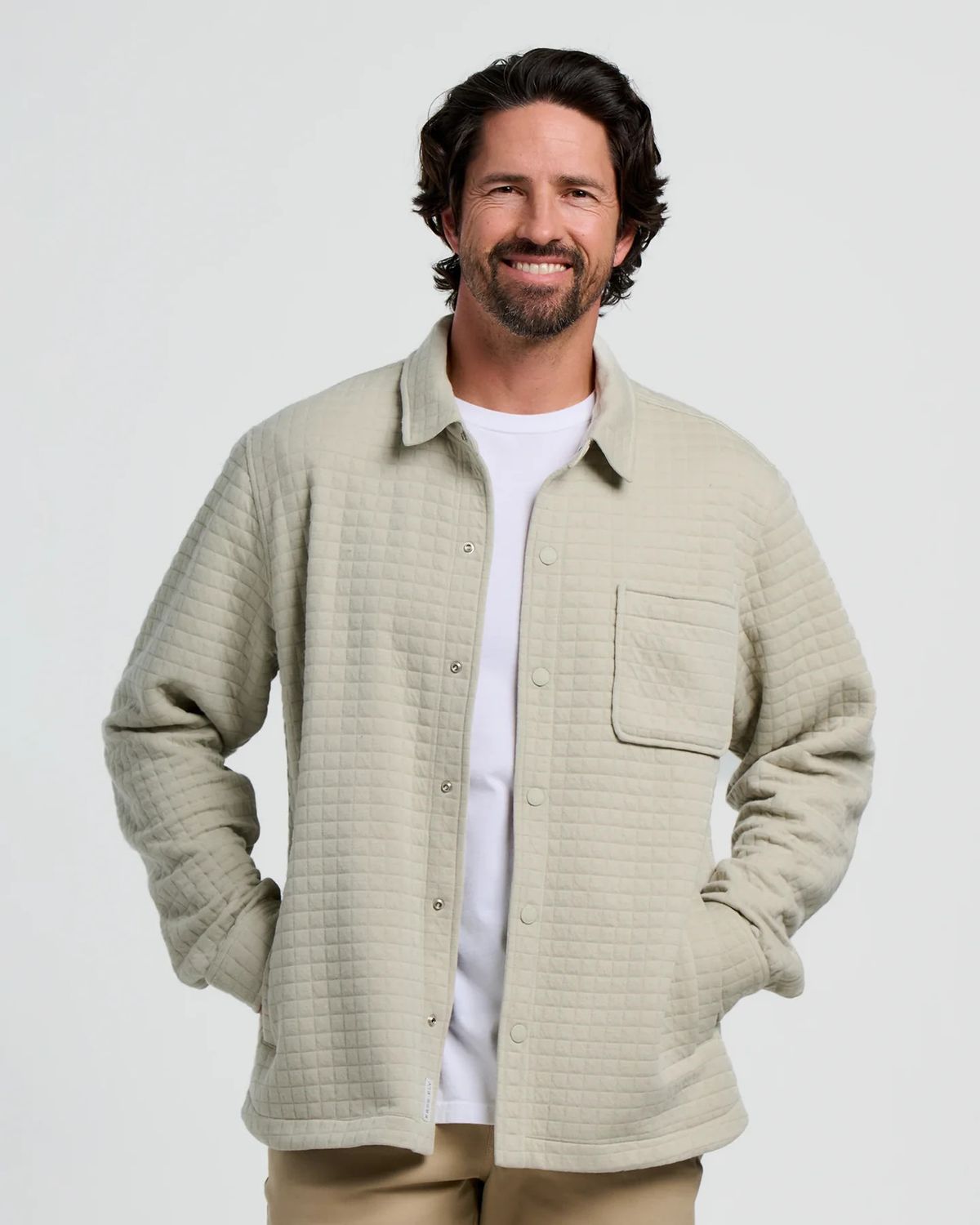 Men&#39;s Downvalley Overshirt  Heather Sandstone