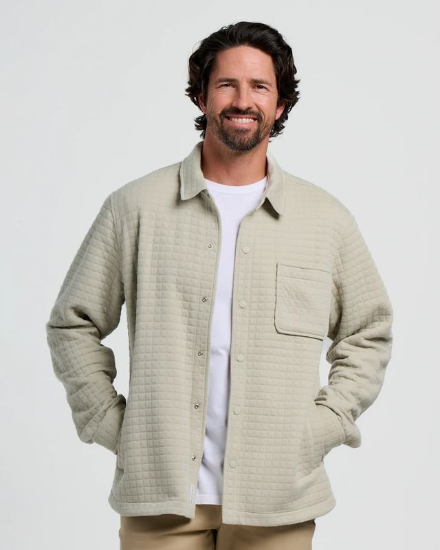 Men&#39;s Downvalley Overshirt  Heather Sandstone