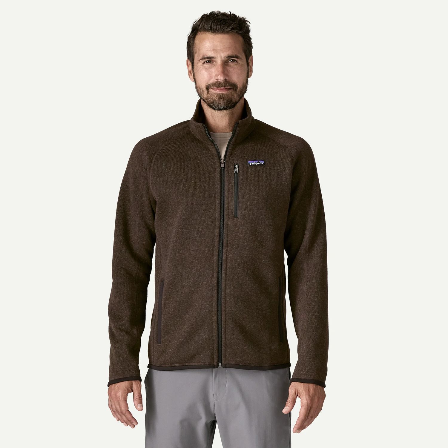 M&#39;s Better Sweater Fleece Jacket Otter Brown