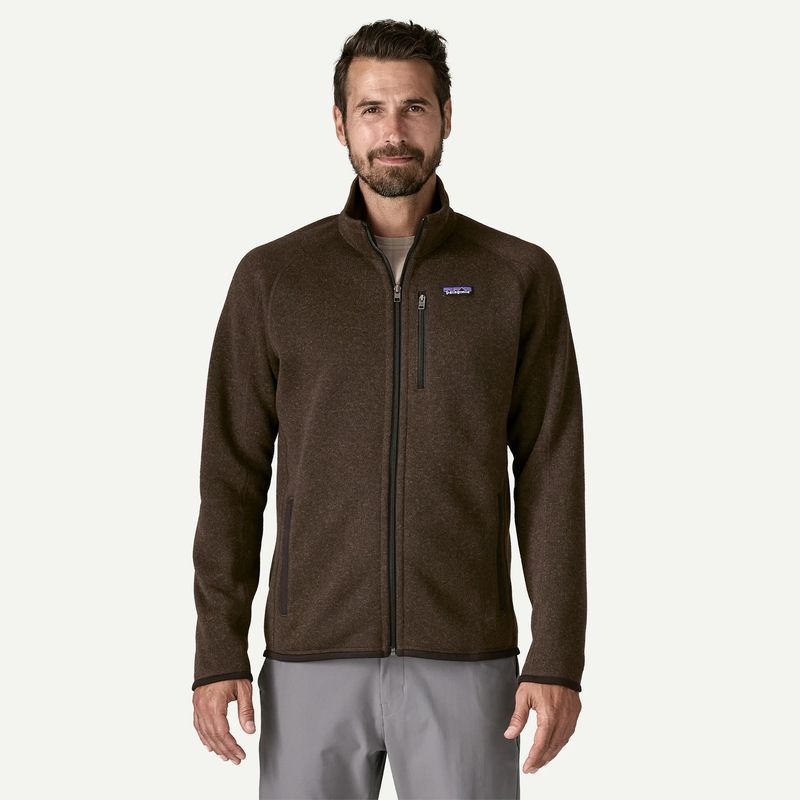 M&#39;s Better Sweater Fleece Jacket Otter Brown