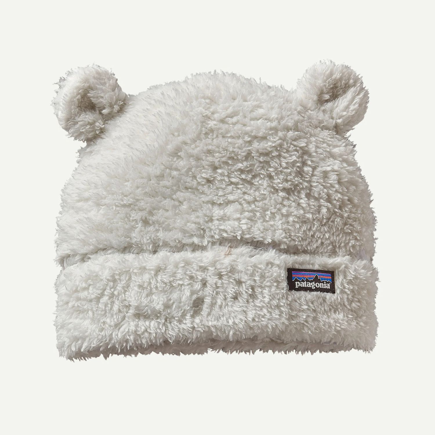 Baby Furry Friends Fleece Hat Birch White