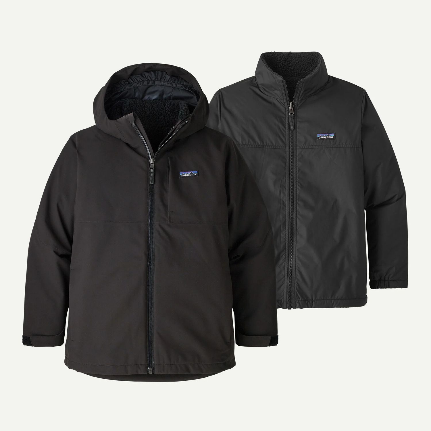Kids&#39; 4-in-1 Everyday Jacket Black