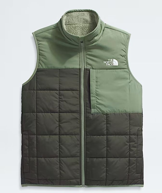B Reversible Shasta Vest New Taupe Green