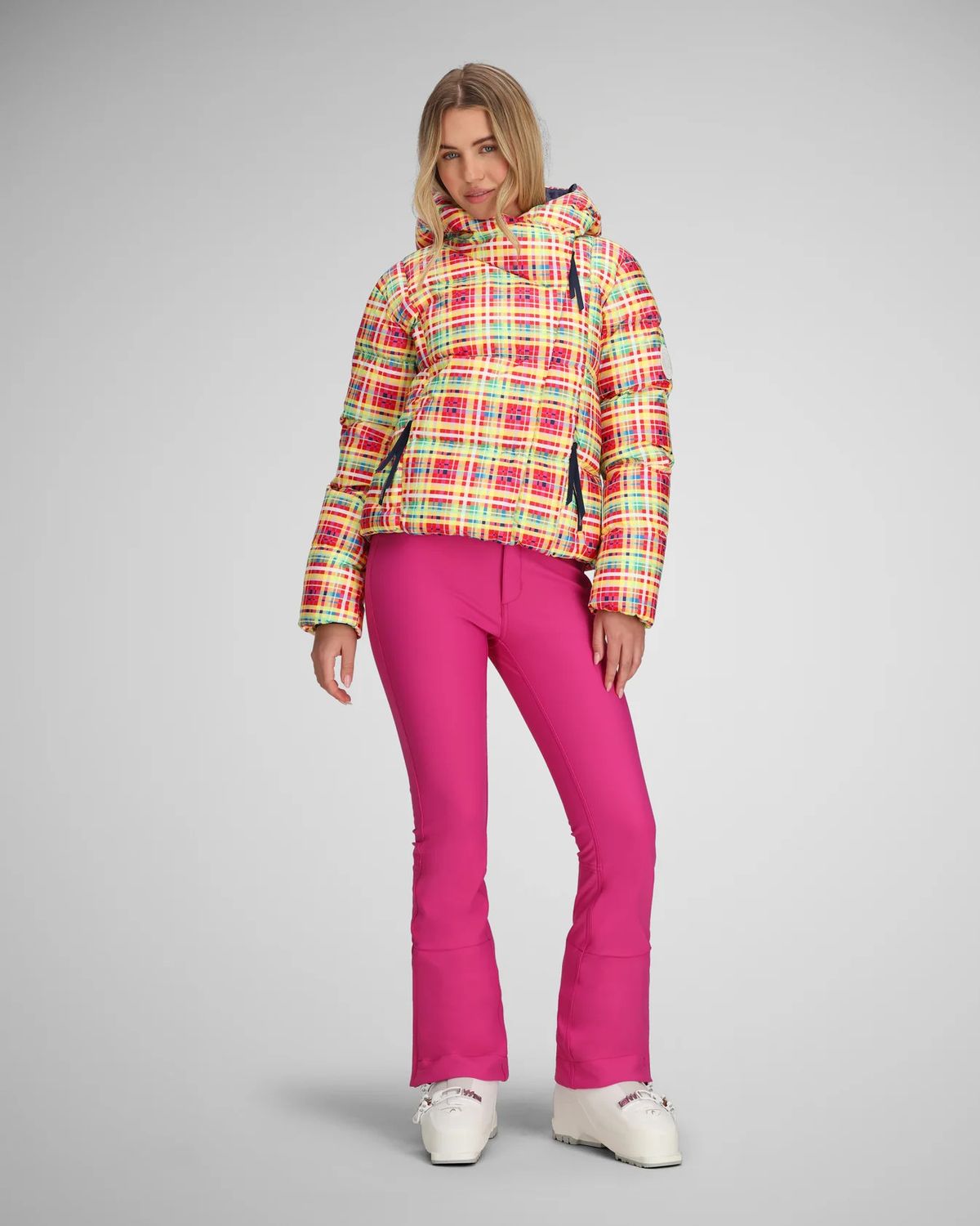 Calypso Down Jacket Sunny Day Plaid