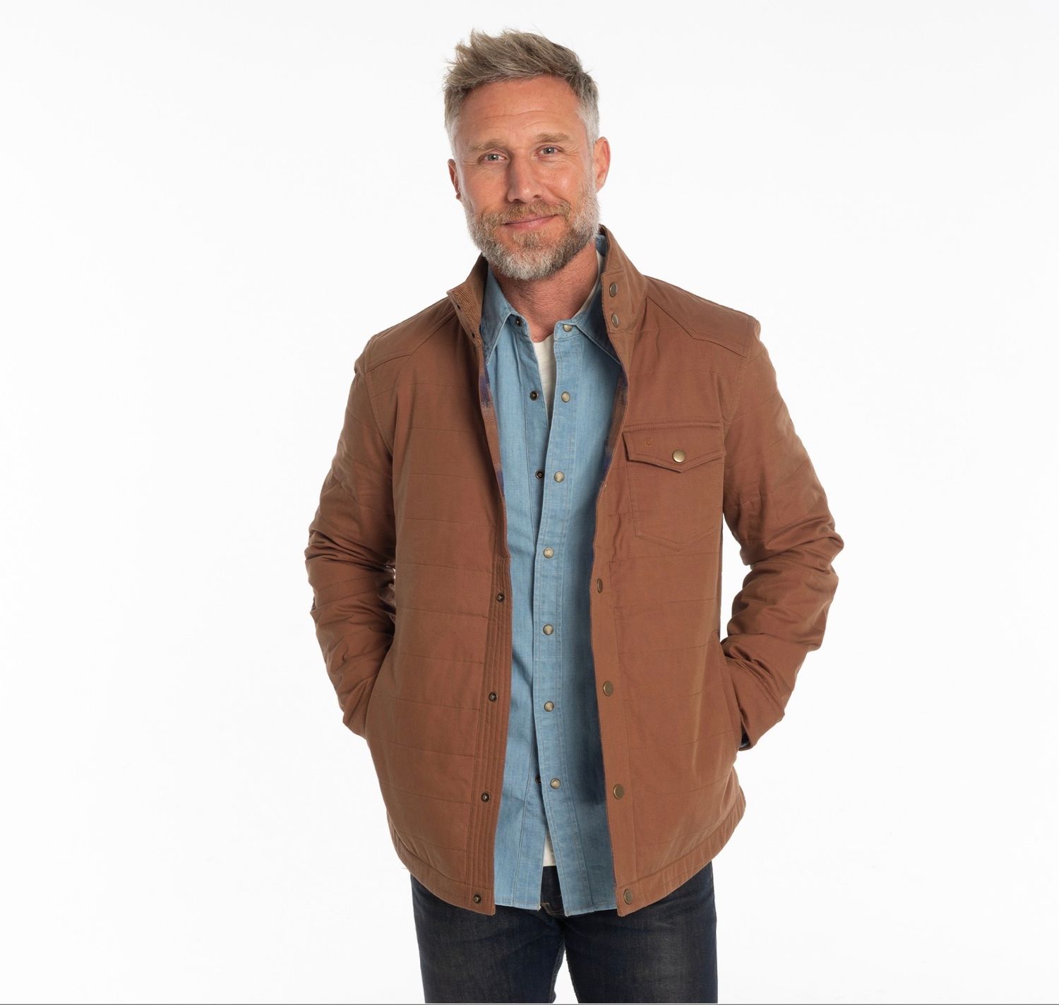 Quilted Waxed Jacket Oilskin