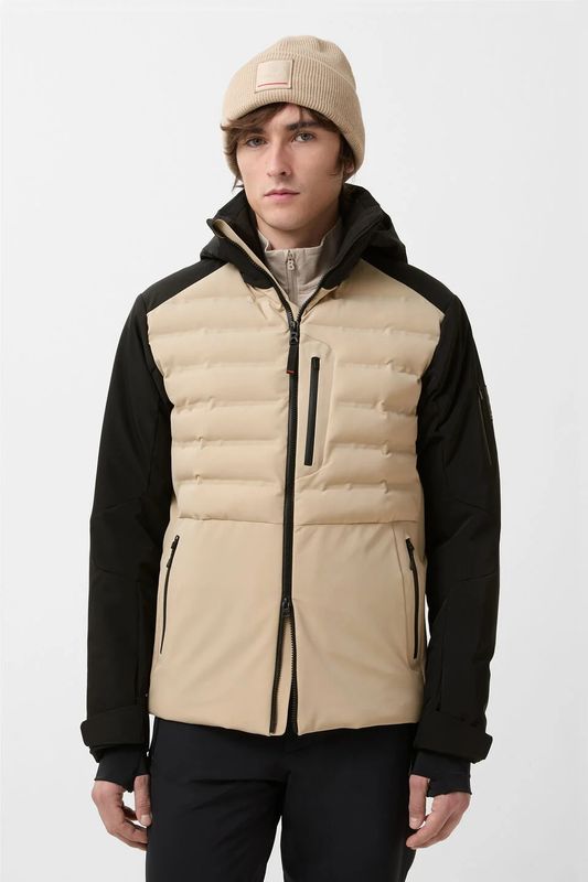 Ivo ski jacket in Beige/black (764)