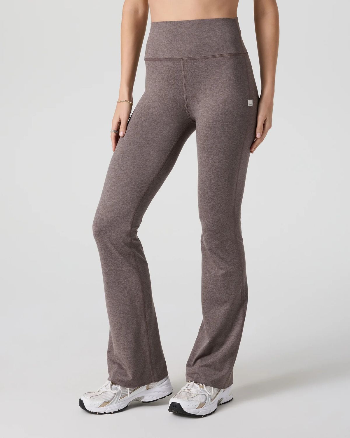 Halo Slim Flare Pant Chia Heather