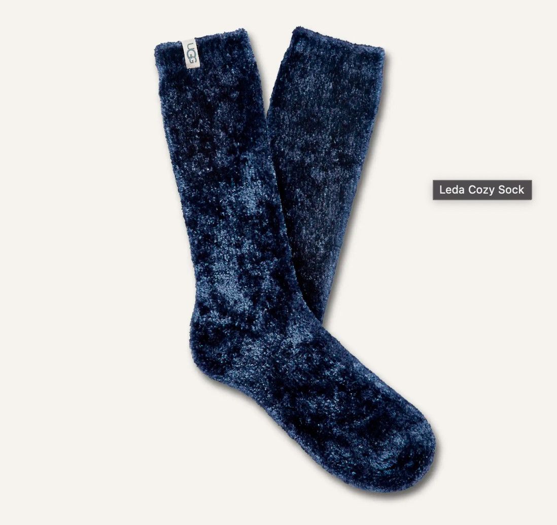 W Leda Cozy Sock Navy