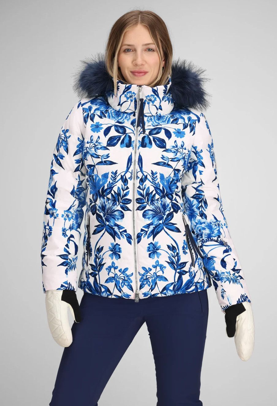 Circe Down Jacket Midnight Flowers