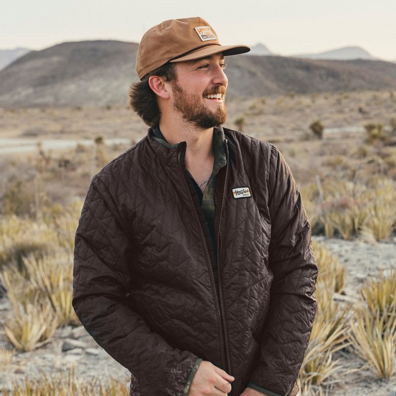 Voltage Quilted Jacket Bark