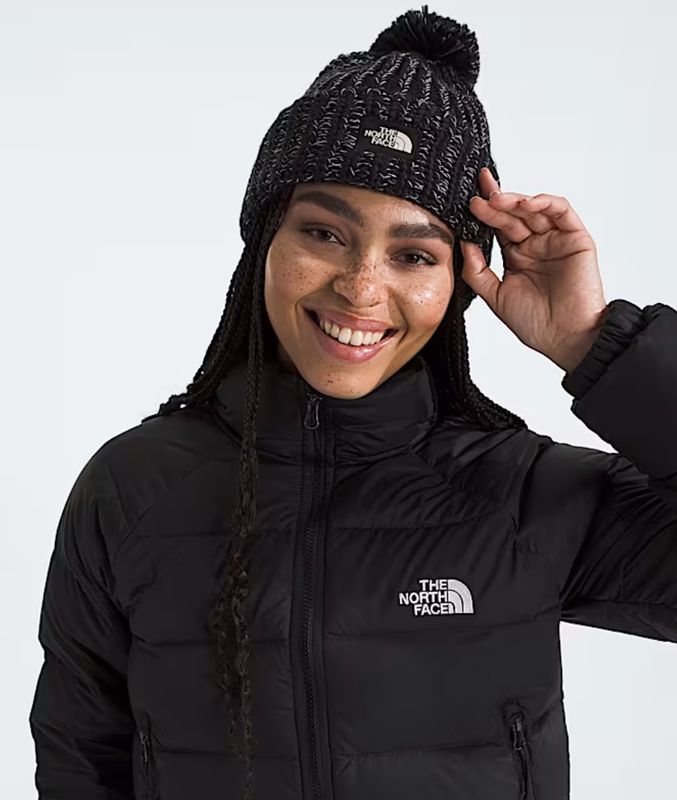 Cozy Chunky Cabin Beanie TNF Black/White