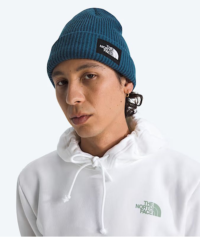 Salty Lined Beanie Shady Blue