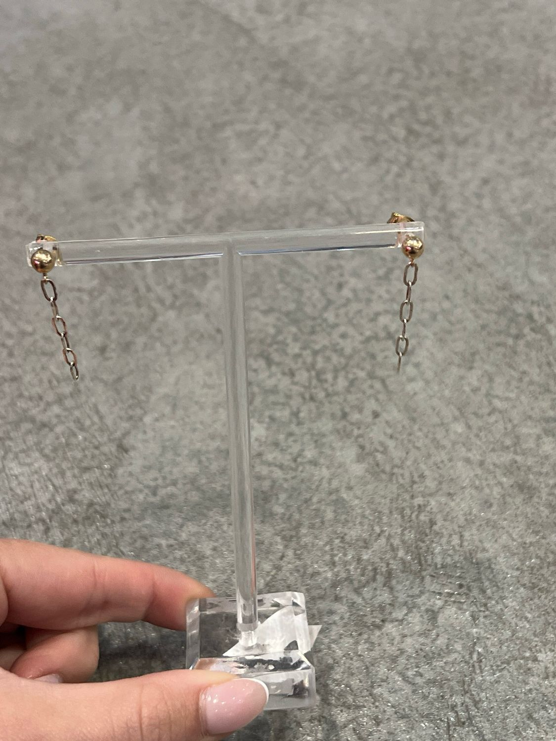 Two Toned Drop Studs