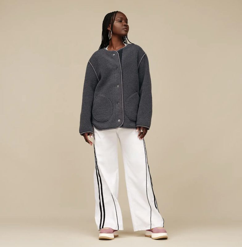 W&#39;s Emmersyn UGGbraid Jacket Dark Ash