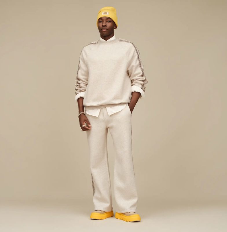 M&#39;s Tasman Crewneck Caribou Heather