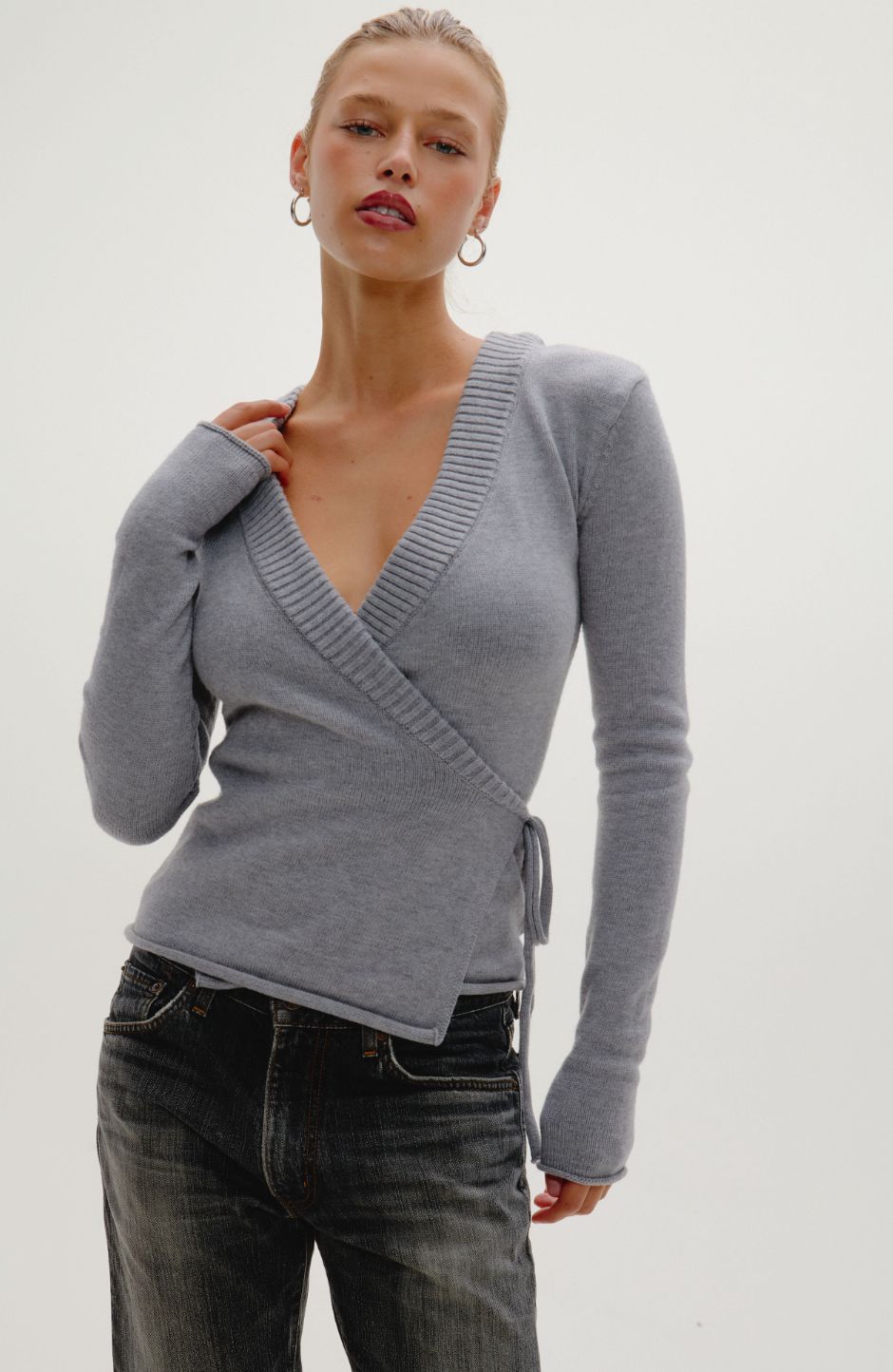 Angel Baby Cloud Knit Wrap Sweater Cloud Cover