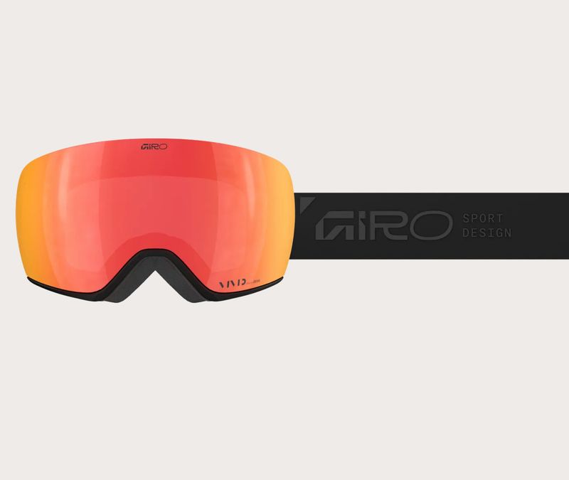 Article II Goggle Black Stacked/Vivid Ember
