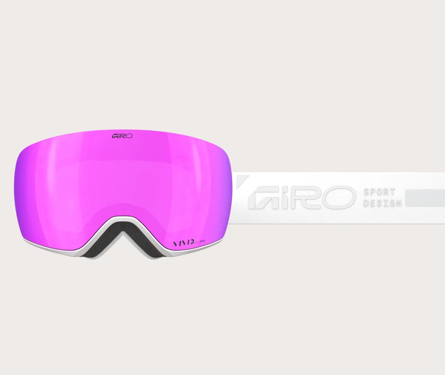 Article II Goggle White Rails/ Vivid Pink