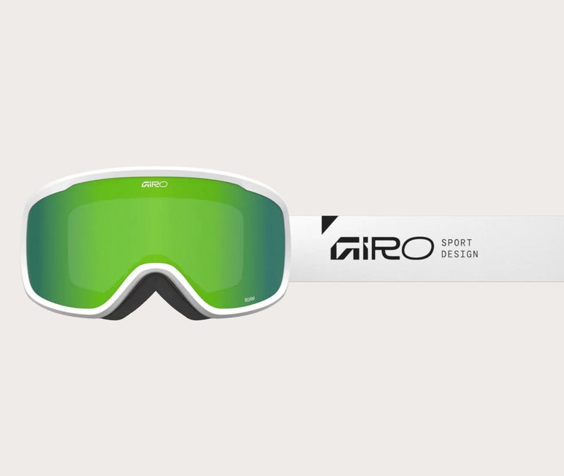 Roam Goggle Stacked White/Loden Green