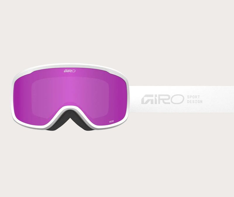 Moxie Goggle Stacked White/Amber Pink