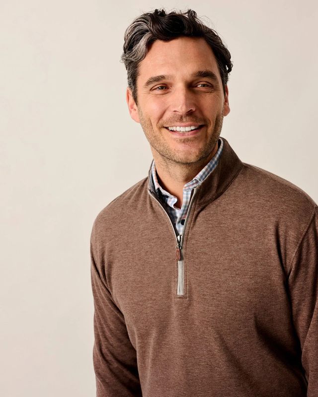 Sully 1/4 Zip Pullover Grizzly