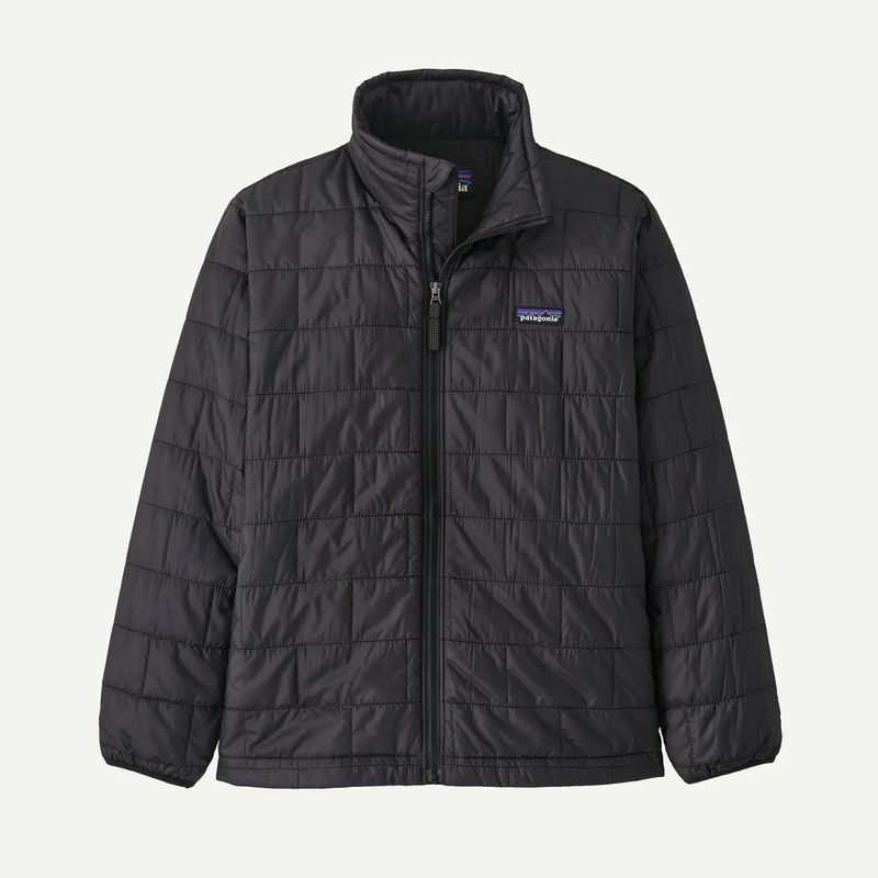 Kids&#39; Nano Puff Brick Quilt Jacket Black