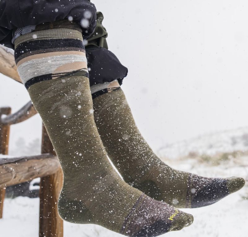 Snowboard Mountain Sunrise OTC Winter Moss