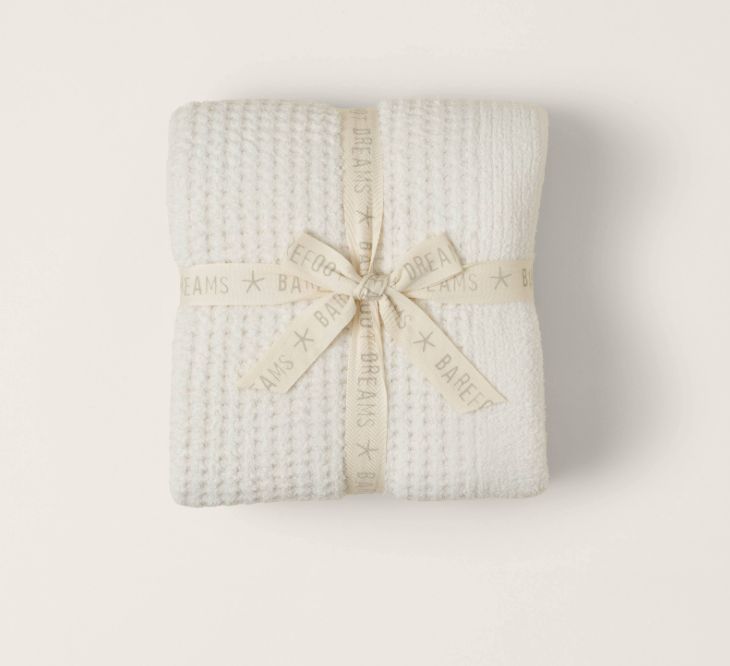 CozyChic Waffle Throw Cream