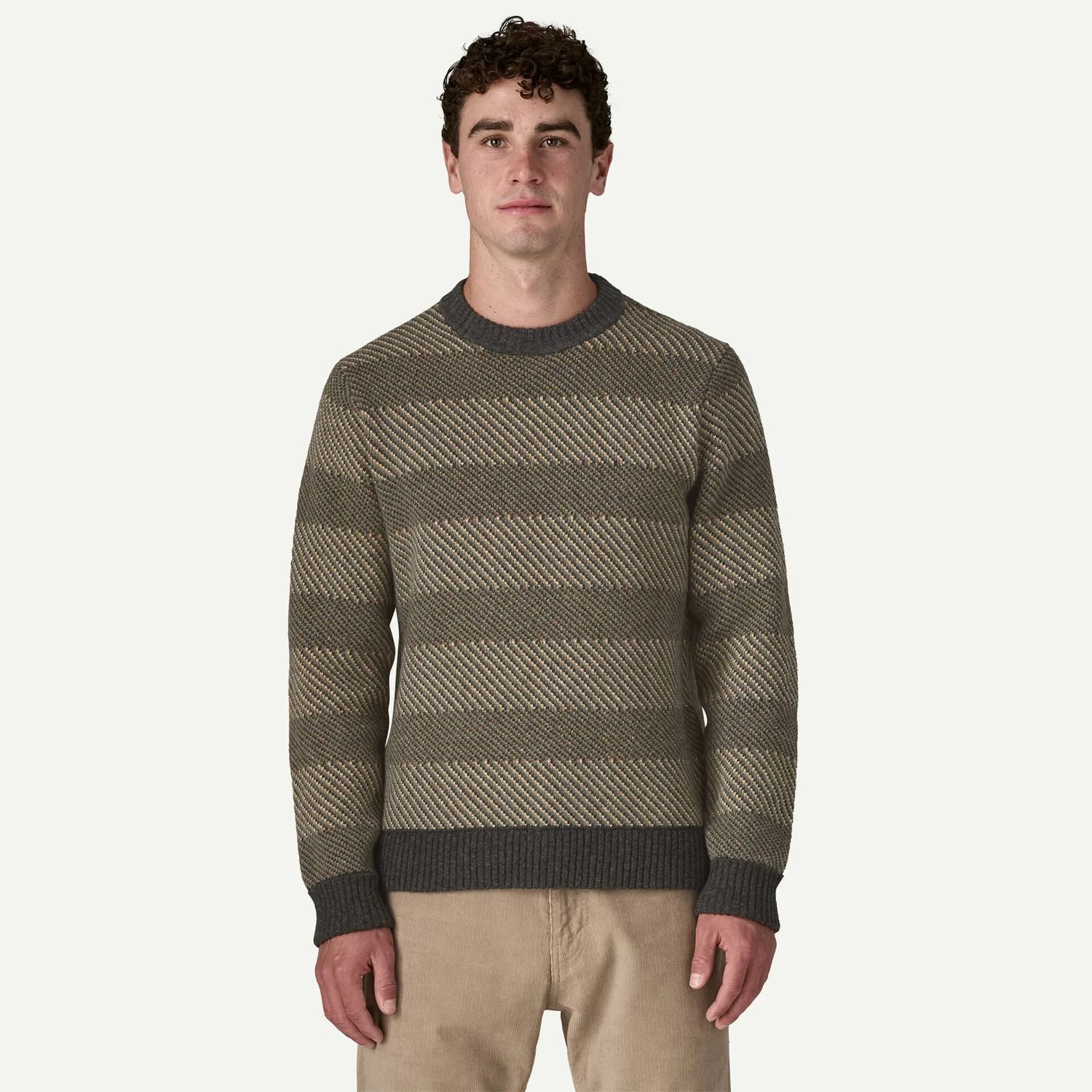 M's Recycled Wool-Blend Sweater Longshore Forge Grey