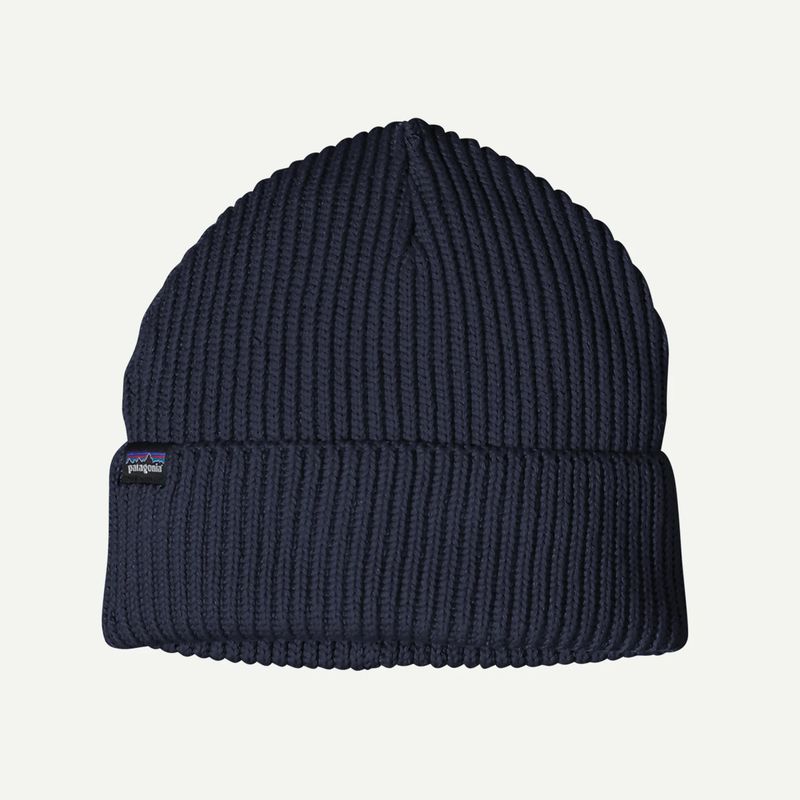 Fisherman&#39;s Rolled Beanie Navy Blue