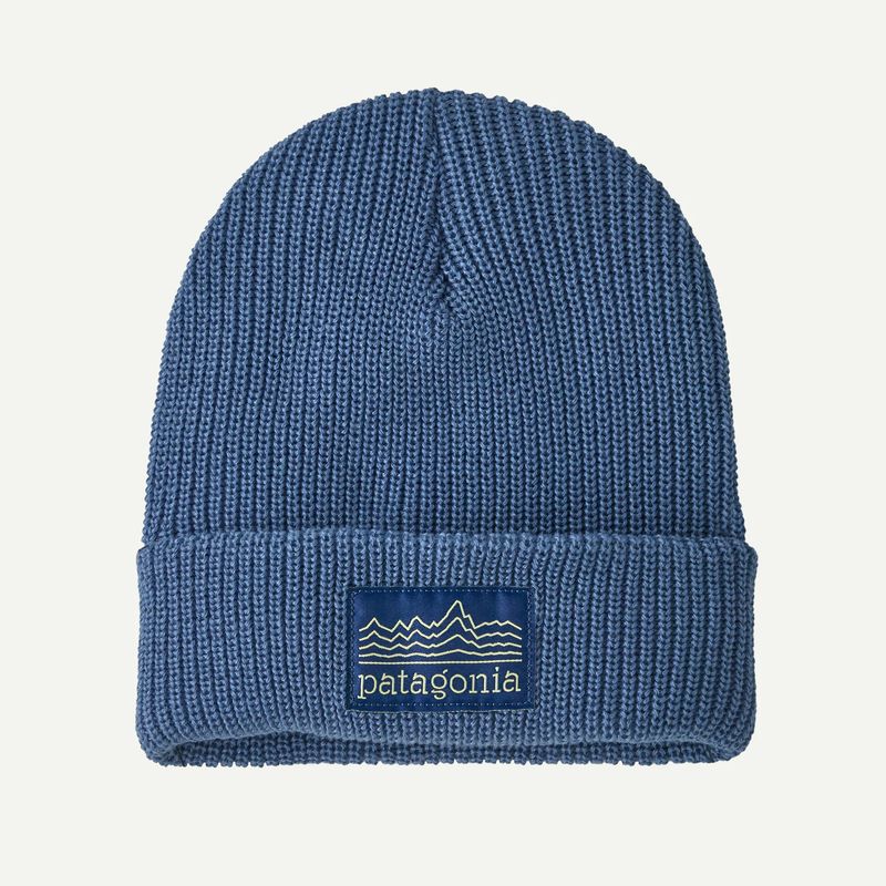 K&#39;s  Logo Beanie Strata Stencil: Barnacle Blue