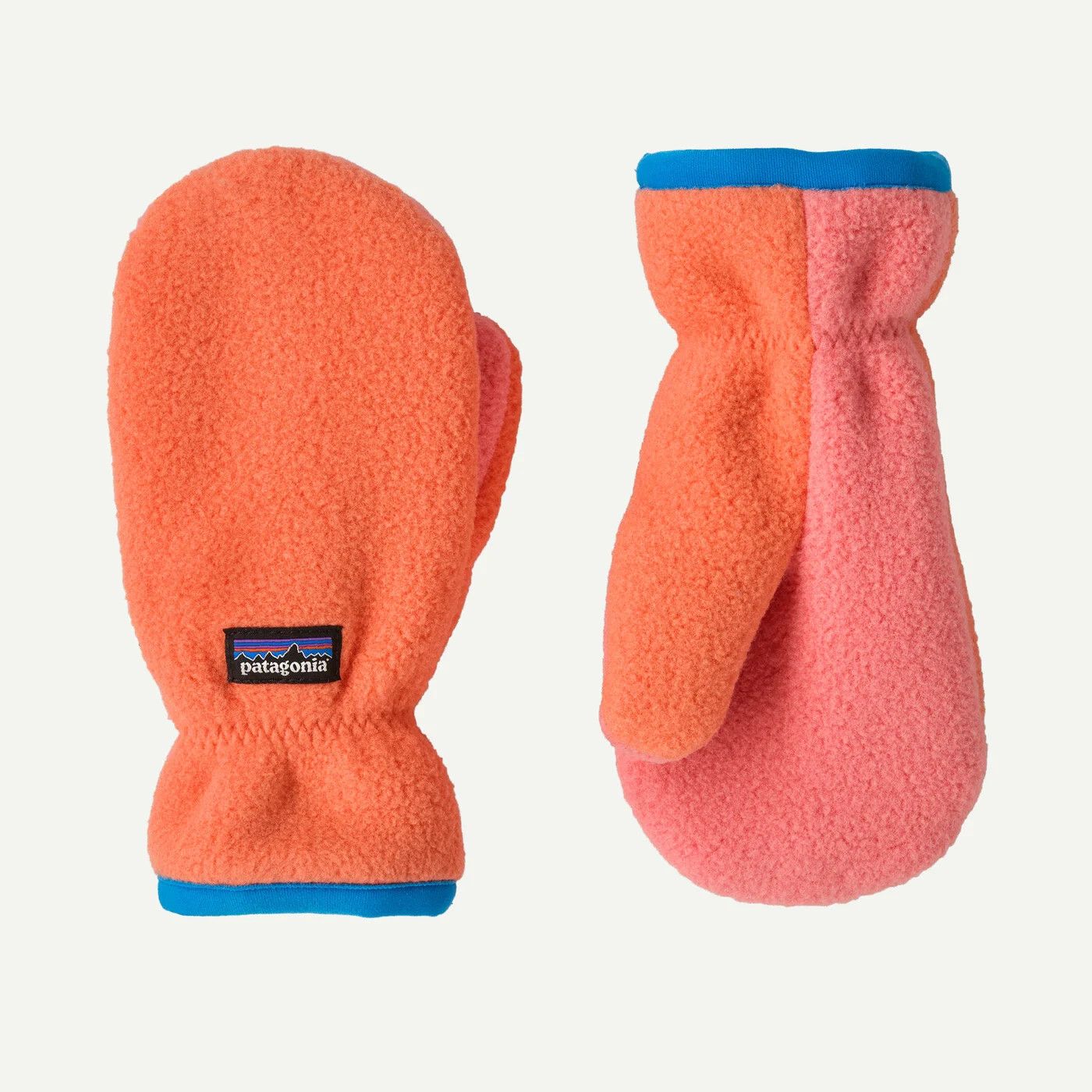 Baby Pita Pocket Mittens Orange Peel