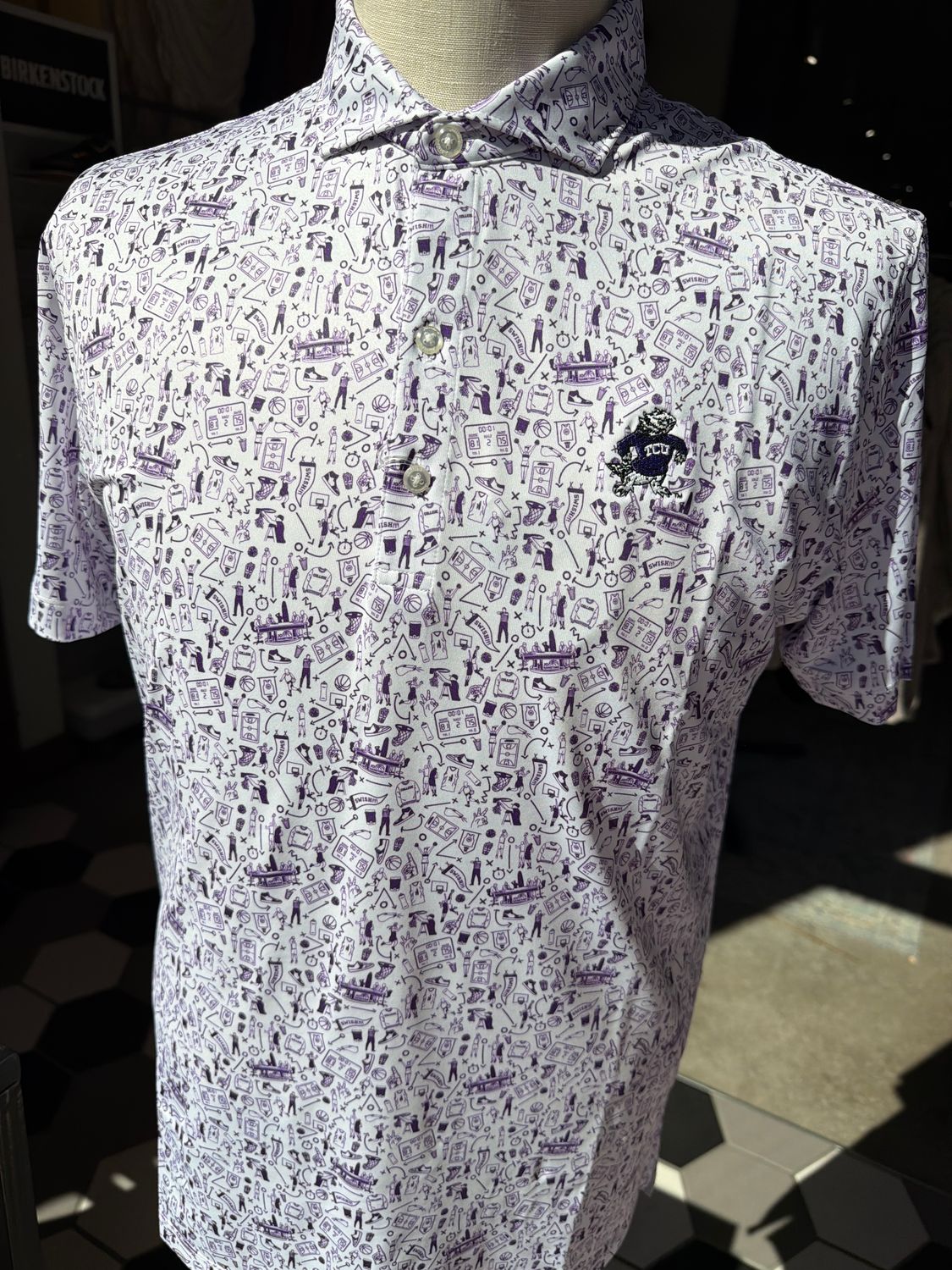 Hoop There It Is TCU Purple