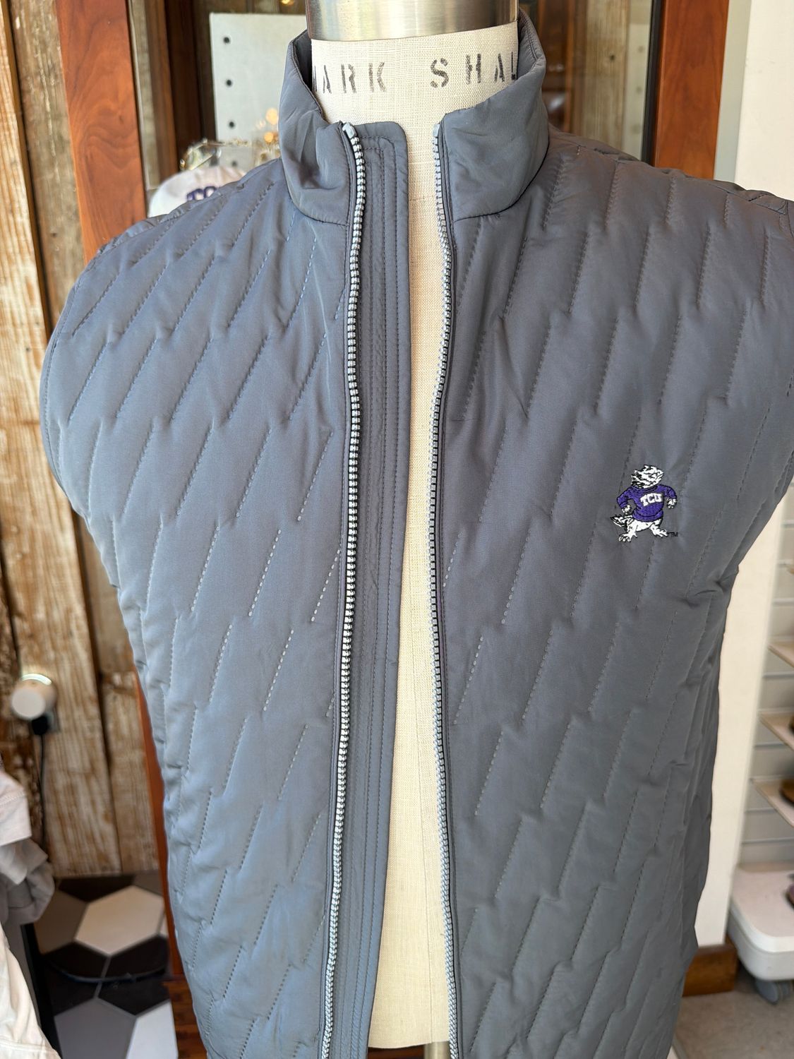 TCU Belfry Dark Grey Vest 