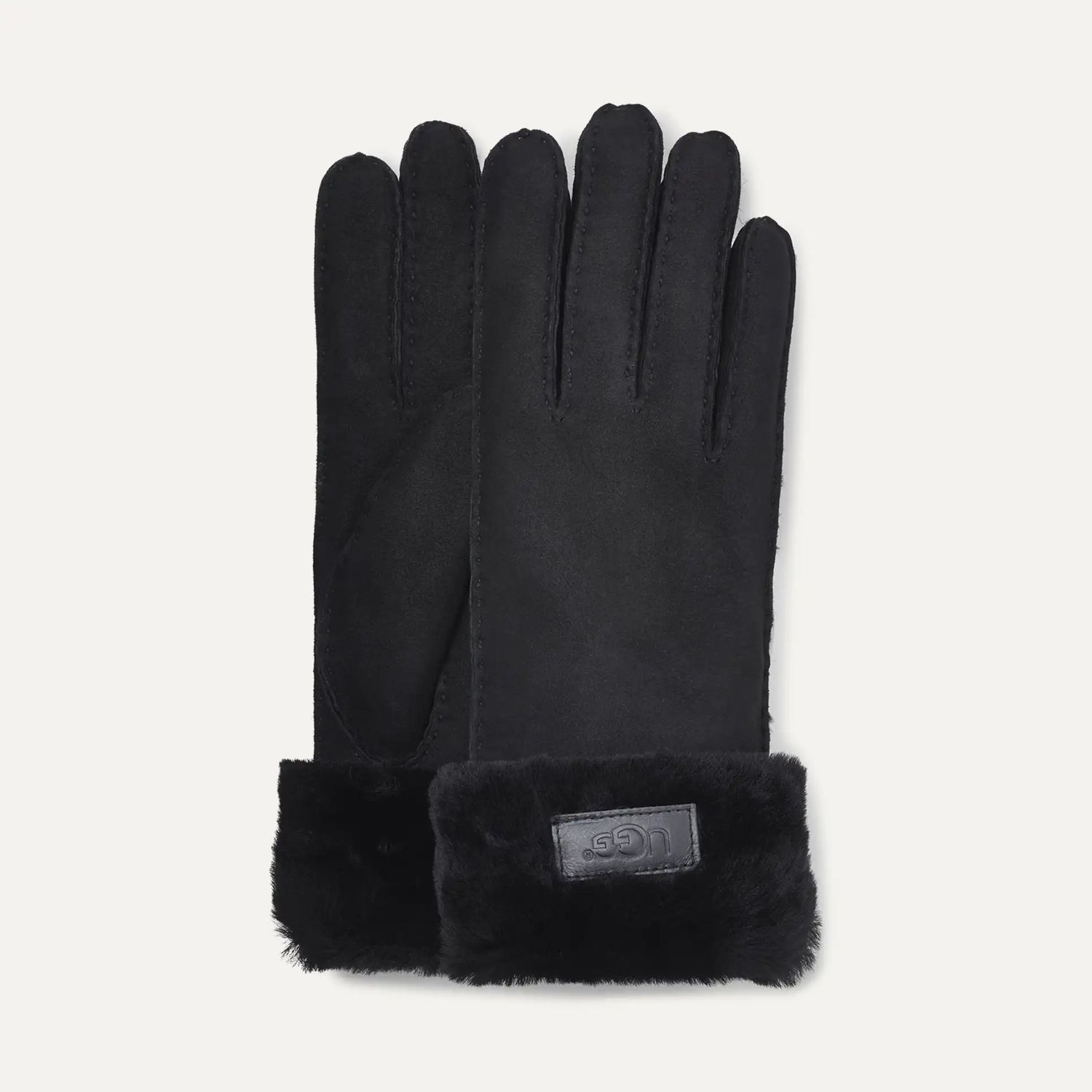 W Turn Cuff Glove Black